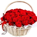 Корзины с розами